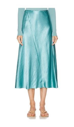 Panelled Slip Skirt in Blue. - size 2 (also in 0, 6) - Vince - Modalova