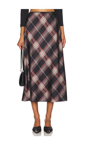 Plaid Shaped Hem Slip Skirt in . Taglia S - Vince - Modalova