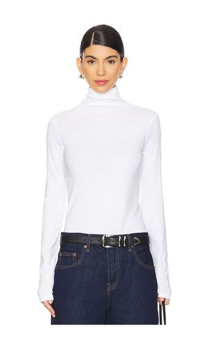 Essential Long Sleeve Turtleneck in White. - size L (also in XS) - Vince - Modalova