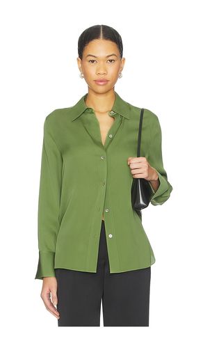 Long Sleeve Button Down Blouse in . Taglia M. Also in XS - Vince - Modalova