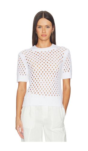 Honeycomb Boxy Tee in . Size L. Also in M, S - Vince - Modalova