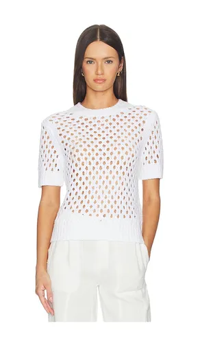 Honeycomb Boxy Tee in . Taglia L. Also in M, S - Vince - Modalova