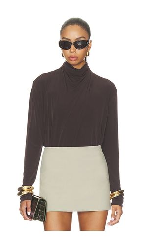 LANGÄRMLIGE DRAPIERTE COWL BLUSE in . Größe L. Also in M, S, XS - Vince - Modalova