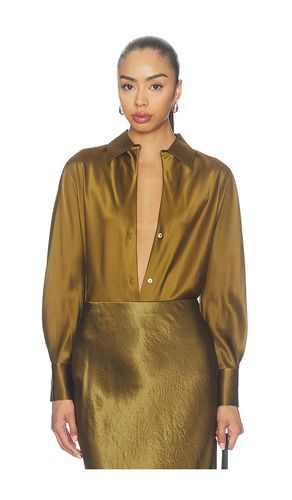 SCHRÄG GESCHNITTENE LANGARM-BLUSE in . Größe L. Also in M, S, XS - Vince - Modalova