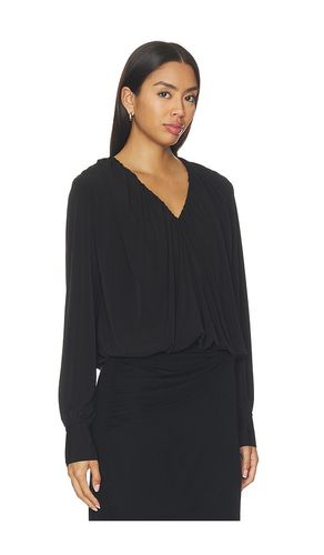 Long Sleeve V Neck Bubble Top in . Größe XS. Also in S, M, L - Vince - Modalova