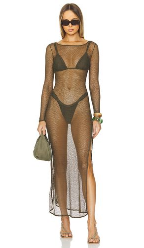 Lexia Long Cover Up Dress in Olive. - size L (also in M, XL) - Vix Swimwear - Modalova