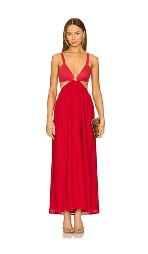 Alissa detail maxi dress en color talla L en - Red. Talla L (también en M, S, XL, XS) - Vix Swimwear - Modalova