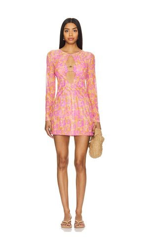 Cleo Short Cover Up Dress in Pink. - size L (also in M, S, XS) - Vix Swimwear - Modalova