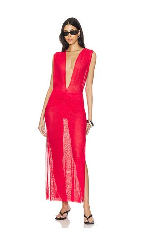 Falda cindy long cover up en color talla M en - Red. Talla M (también en L, S, XL) - Vix Swimwear - Modalova