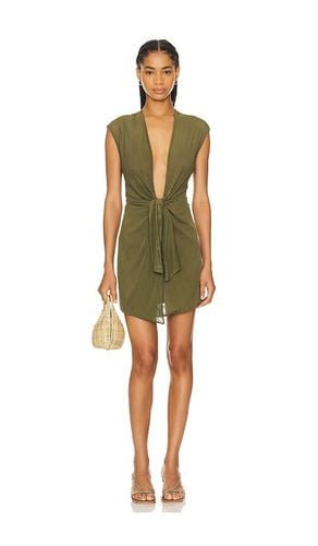 Sasha Short Cover Up Dress in Olive. - size S (also in XS) - Vix Swimwear - Modalova