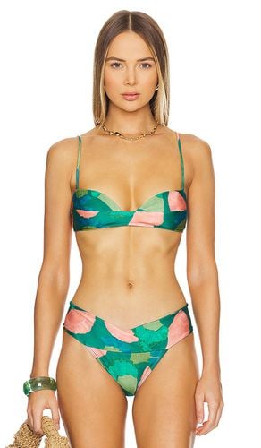 Waterlily Amelia Bikini Top in Green. - size L (also in M, S) - Vix Swimwear - Modalova