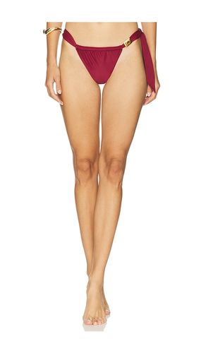 Liza Cheeky Tanga Bikini Bottom in Burgundy. - size L (also in M, S, XL) - Vix Swimwear - Modalova
