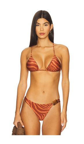 Misty T Back Triangle Bikini Top in Brown. - size S (also in M) - Vix Swimwear - Modalova