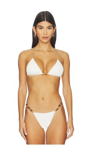 Lesley T Back Triangle Bikini Top in White. - size L (also in M, XL) - Vix Swimwear - Modalova