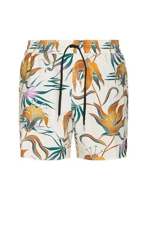 Lido Printed Swim Trunks in White. - size L (also in M, S, XL/1X) - Volcom - Modalova