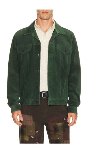 Suede Trucker Jacket in . Taglia 1. Also in 2, 3, 4 - vowels - Modalova