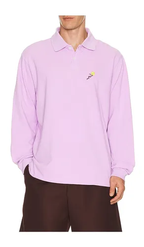 Long Sleeve Pique Polo in . - size 1 (also in 2, 3) - vowels - Modalova