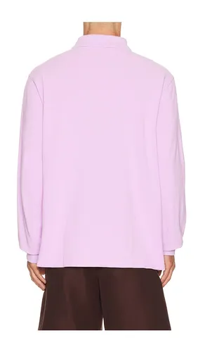 Long Sleeve Pique Polo in . - size 1 (also in 2, 3) - vowels - Modalova