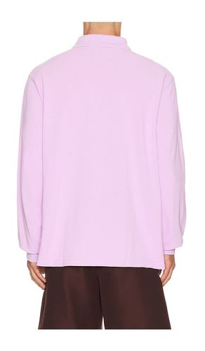Long Sleeve Pique Polo in . Taglia 1. Also in 2, 3 - vowels - Modalova