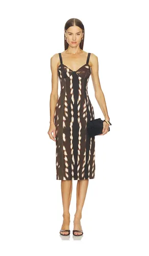Drill Bustier Midi Dress in . Size 34. Also in 36, 38 - Vaillant - Modalova