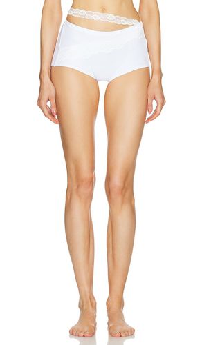 Ribbed Jersey Mini Short With Asymmetric Lace Waist in . - size 36 (also in 38, 40) - Vaillant - Modalova