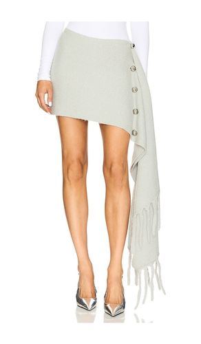 Knitted Scarf Mini Skirt in Grey. - size 36 (also in 38) - Vaillant - Modalova