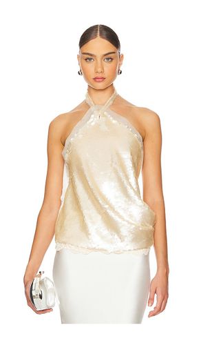 Sequin Halter Top in Metallic Neutral. - size 36 (also in 38, 40) - Vaillant - Modalova