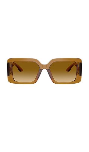 VERSACE Square Sunglasses in Brown - VERSACE - Modalova