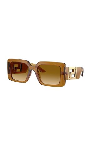 VERSACE Square Sunglasses in Brown - VERSACE - Modalova