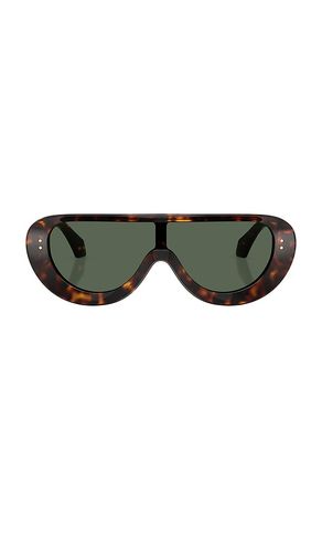 VERSACE Shield Sunglasses in Brown - VERSACE - Modalova