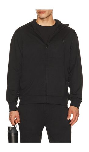 Ponto Full Zip Hoodie in Black. - size L (also in M, S) - Vuori - Modalova