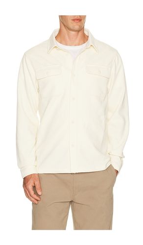 Waffle Shirt Jacket in Cream. - size L (also in M, S, XL/1X) - Vuori - Modalova