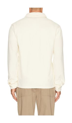 Waffle Shirt Jacket in Cream. - size L (also in M, S, XL/1X) - Vuori - Modalova