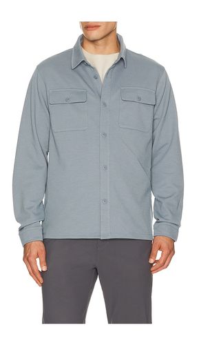 Waffle Shirt Jacket in Blue. - size L (also in M, S) - Vuori - Modalova