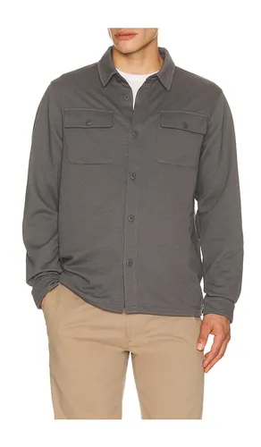 Waffle Shirt Jacket in Grey. - size L (also in M, S, XL/1X) - Vuori - Modalova