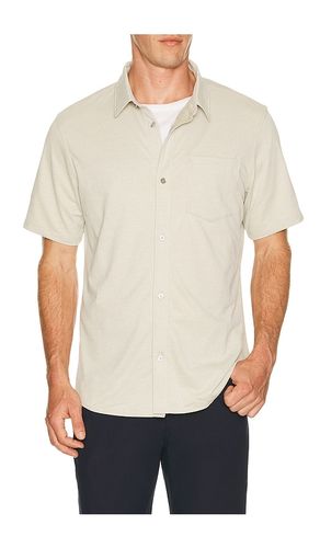 Knit Oxford Button Down Shirt in Cream. - size S (also in M, L, XL/1X) - Vuori - Modalova