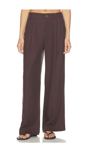 Trestles Twill Wide Leg Pant in Brown. - size M (also in S, XL) - Vuori - Modalova