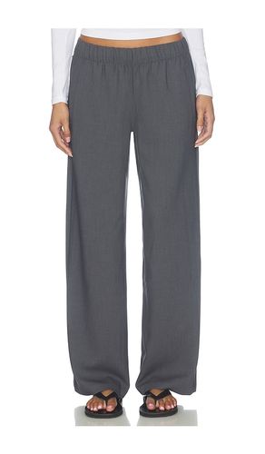 Sander Elastic Waist Trouser in Charcoal. - size L (also in M, S, XS) - Vuori - Modalova
