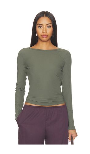 Longsleeve Pose Subtle Scoop Top in Olive. - size L (also in M, S, XS) - Vuori - Modalova