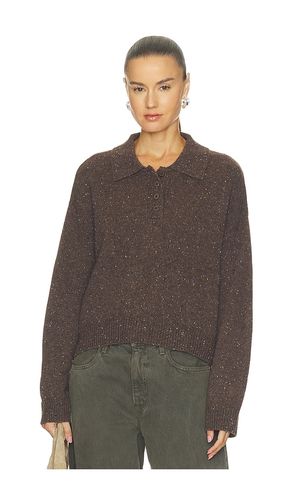 Frida Cashmere Polo in Brown. - size S (also in XS, M, L) - VIR VITA - Modalova