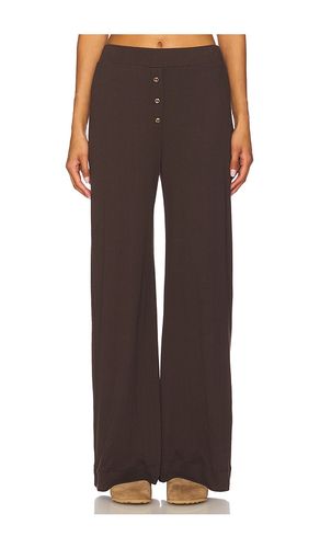 Pointelle Lounge Pant in Chocolate. - size L (also in M, S, XL, XS) - VIR VITA - Modalova
