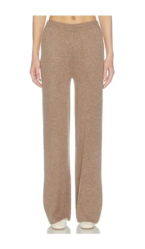 Magda Cashmere Pant in Brown. - size L (also in M, S, XS) - VIR VITA - Modalova