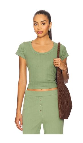 Scoop Pointelle Tee in . - size L (also in M, S, XS) - VIR VITA - Modalova