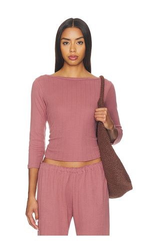 BOATNECK POINTELLE TOP FLORENCE in . Größe M. Also in S, XS - VIR VITA - Modalova