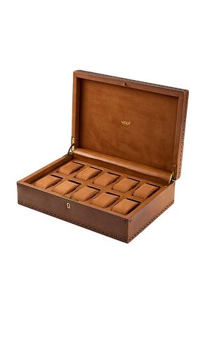 WOLF UHRENBOX BROGUE in Brown - WOLF - Modalova
