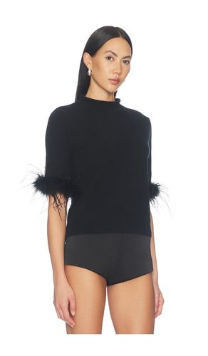 Alaiya Top With Feathers in . Taglia L. Also in M, S, XS - W. Cashmere - Modalova