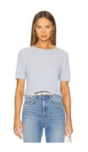Diane Ribbed Top in Baby Blue. - size L (also in S, XS) - W. Cashmere - Modalova