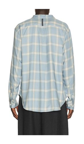Rayon Check Classic Shirt in Blue. - size S (also in M, L, XL/1X) - Works and Days - Modalova