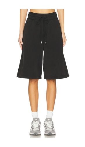 Wide Leg Fleece Short in Black. - size M (also in S, XL/1X, XS) - WAO - Modalova