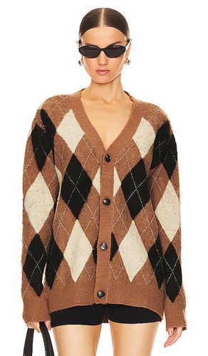Argyle Sweater Cardigan in . Size L, S, XL - WAO - Modalova